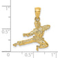 3-D Karate Man Pendant - WBC