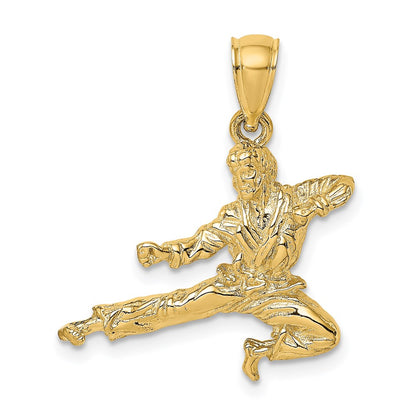 3-D Karate Man Pendant - WBC