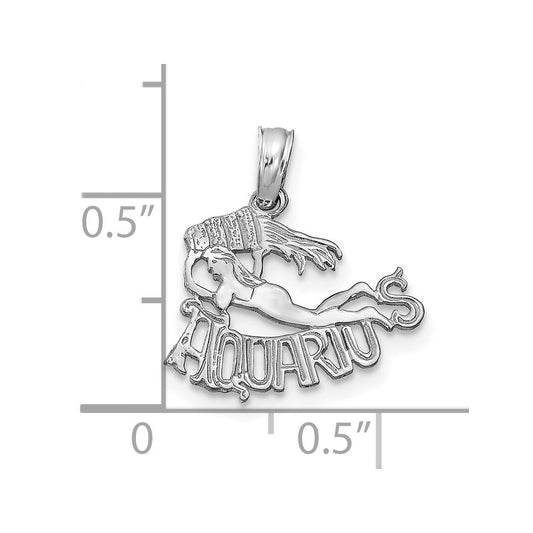 AQUARIUS Zodiac Charm - WBC