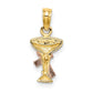 Two-Tone Communion Cup with Cross Charm - WBC