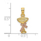 Two-Tone Communion Cup with Cross Charm - WBC