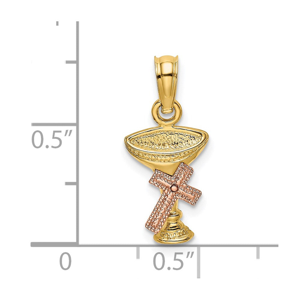 Two-Tone Communion Cup with Cross Charm - WBC
