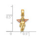 Two-Tone 3-D Mini Guardian Angel Charm - WBC