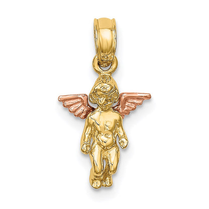Two-Tone 3-D Mini Guardian Angel Charm - WBC