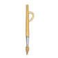 and Rhodium 3-D Water Paint Brush Charm - WBC