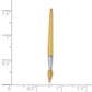 and Rhodium 3-D Water Paint Brush Charm - WBC