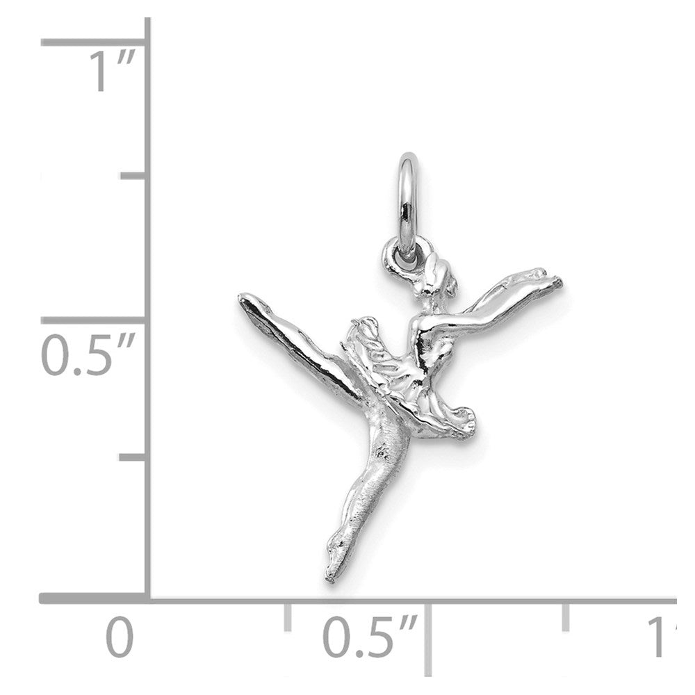 Polished 3-D Ballerina Charm - WBC