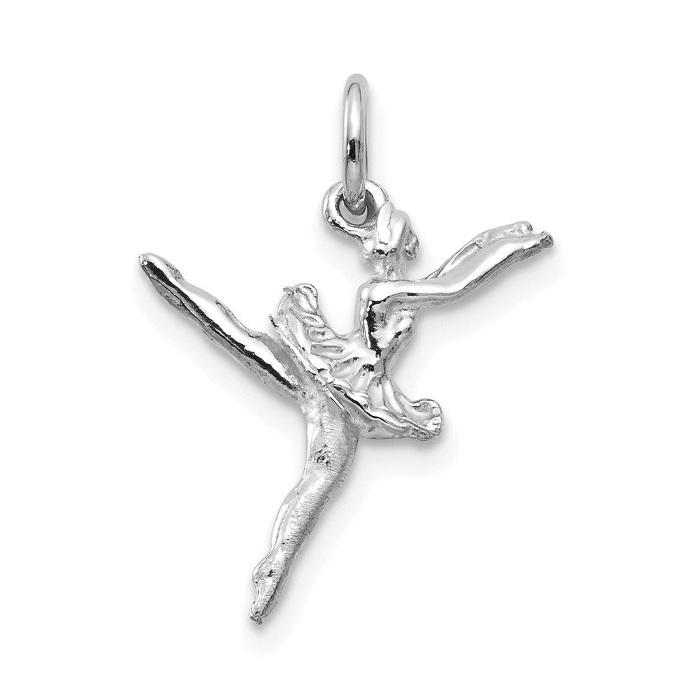 Polished 3-D Ballerina Charm - WBC