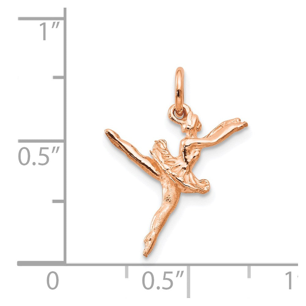 Polished 3-D Ballerina Charm - WBC