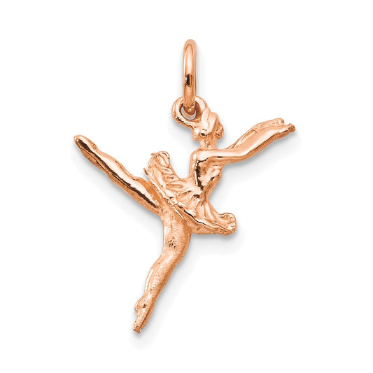 Polished 3-D Ballerina Charm - WBC