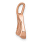 Solid Polished 3-D Ballet Slippers Charm - WBC
