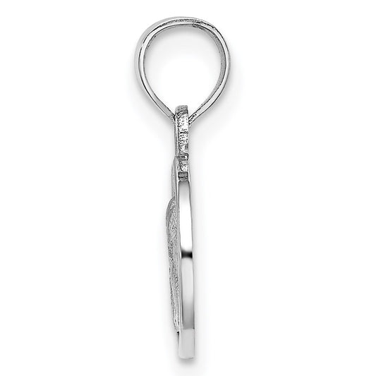Textured Angel Coin Charm - WBC