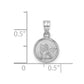 Textured Angel Coin Charm - WBC