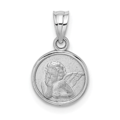 Textured Angel Coin Charm - WBC