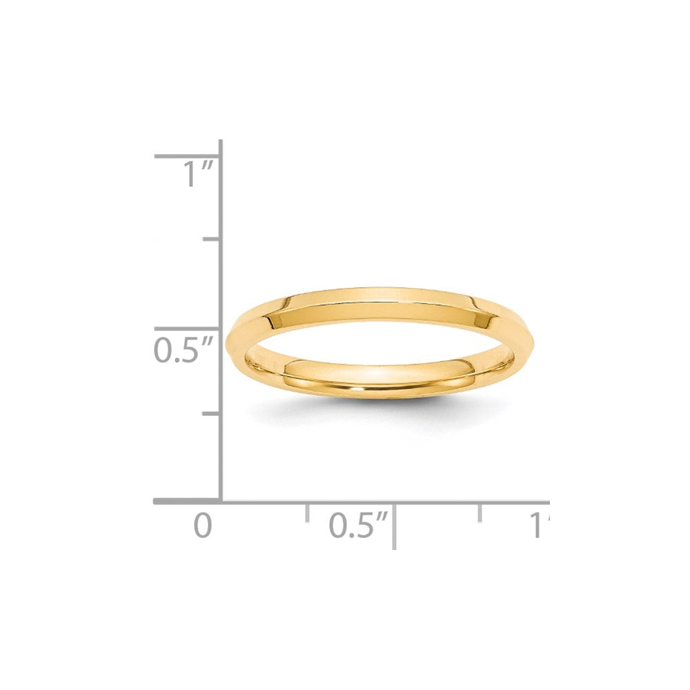 Knife Edge Comfort Fit Wedding Band - WBC