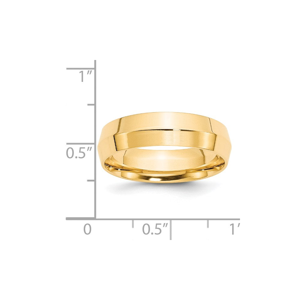 Knife Edge Comfort Fit Wedding Band - WBC