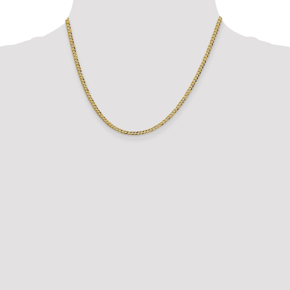 Lightweight Flat Cuban with Lobster Clasp Chain - WBC