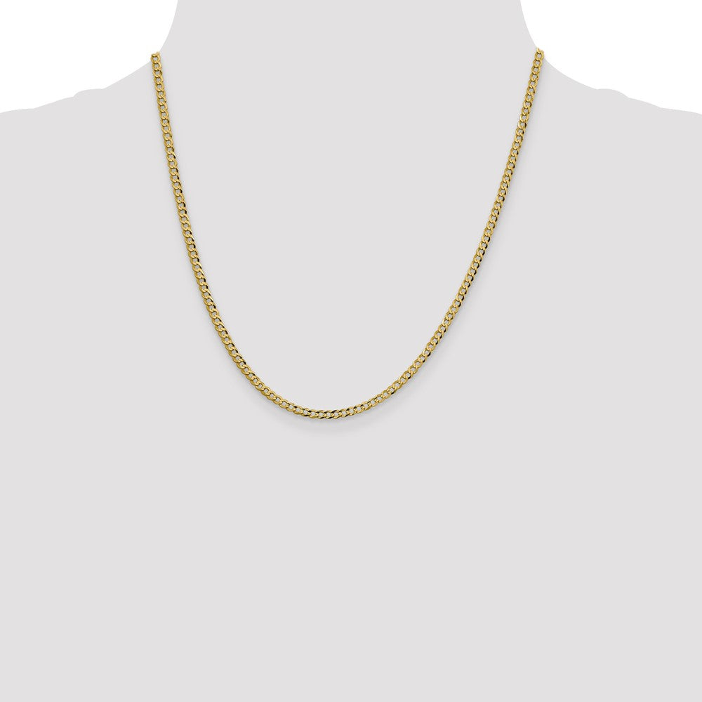 Lightweight Flat Cuban with Lobster Clasp Chain - WBC