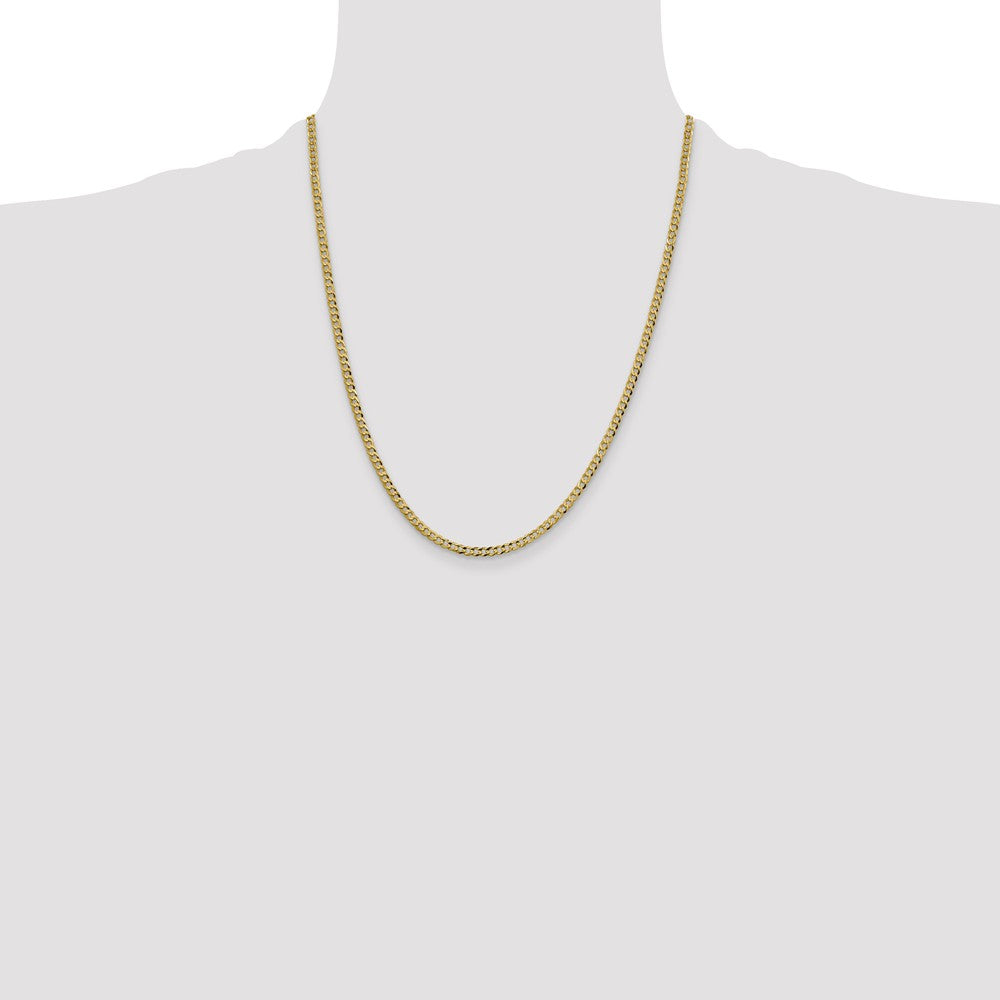 Lightweight Flat Cuban with Lobster Clasp Chain - WBC