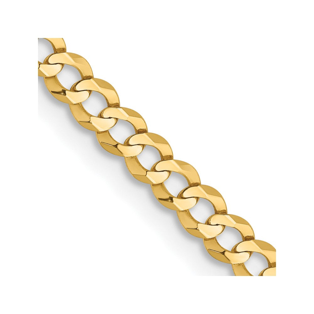Lightweight Flat Cuban with Lobster Clasp Chain - WBC