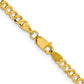 Lightweight Flat Cuban with Lobster Clasp Chain - WBC