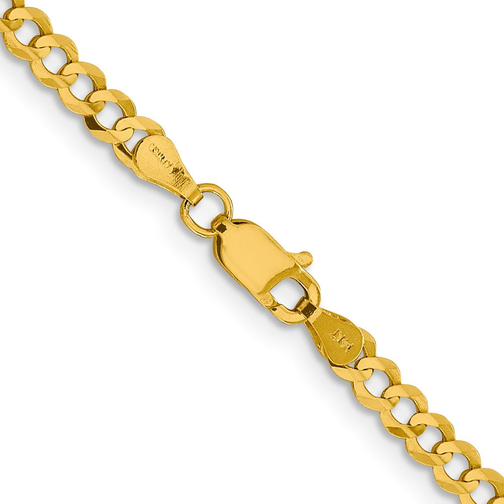 Lightweight Flat Cuban with Lobster Clasp Chain - WBC