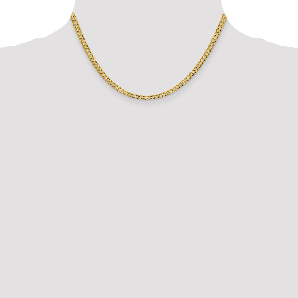 Lightweight Flat Cuban with Lobster Clasp Chain - WBC