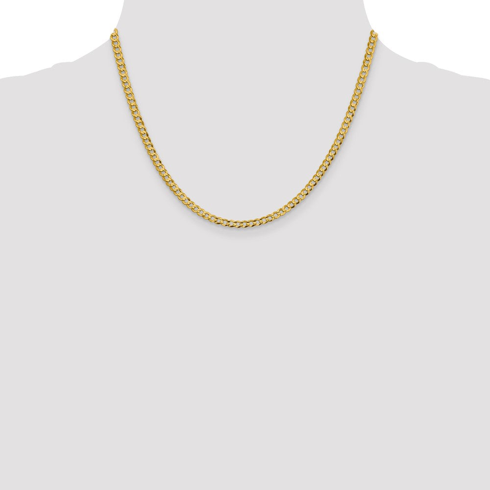 Lightweight Flat Cuban with Lobster Clasp Chain - WBC