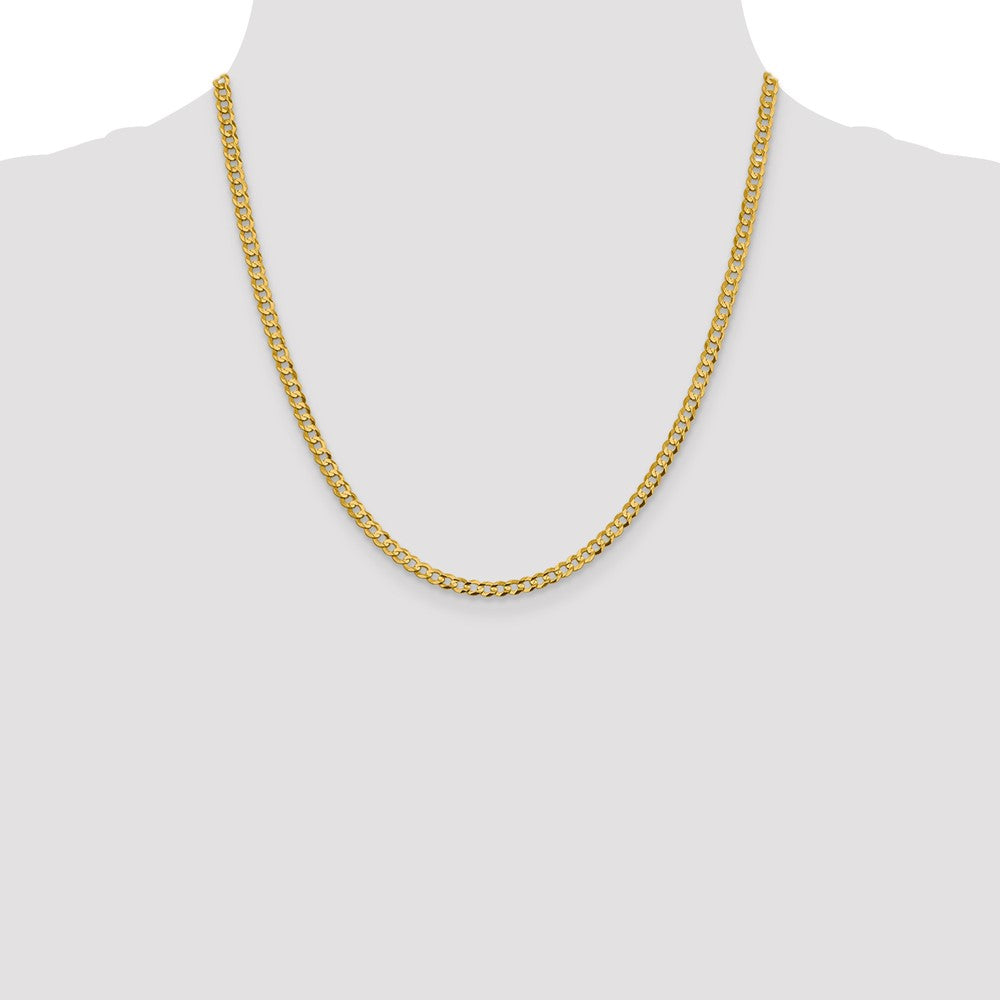 Lightweight Flat Cuban with Lobster Clasp Chain - WBC