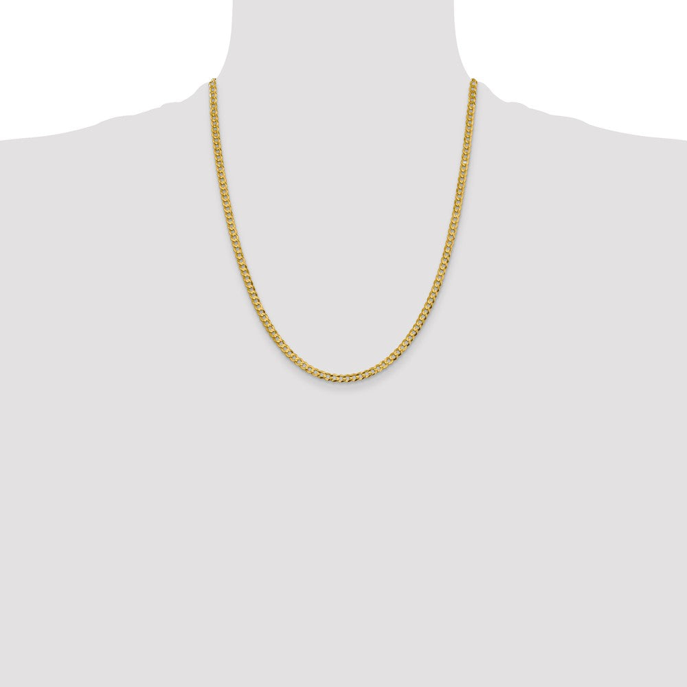 Lightweight Flat Cuban with Lobster Clasp Chain - WBC