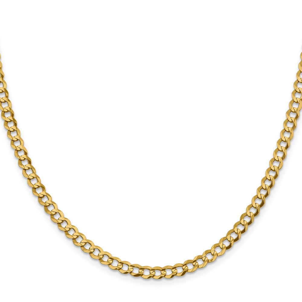 Lightweight Flat Cuban with Lobster Clasp Chain - WBC