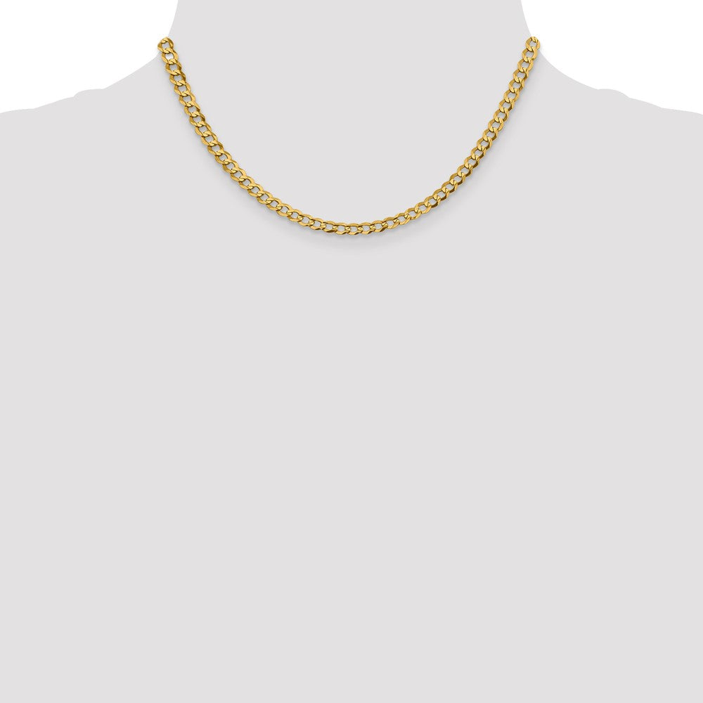 Lightweight Flat Cuban with Lobster Clasp Chain - WBC