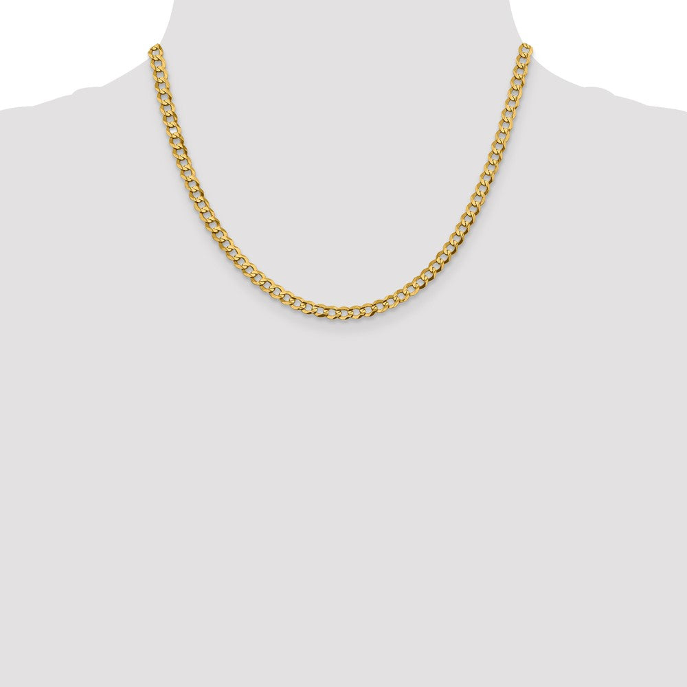 Lightweight Flat Cuban with Lobster Clasp Chain - WBC