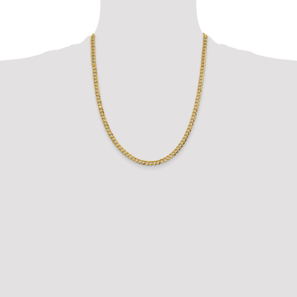 Lightweight Flat Cuban with Lobster Clasp Chain - WBC