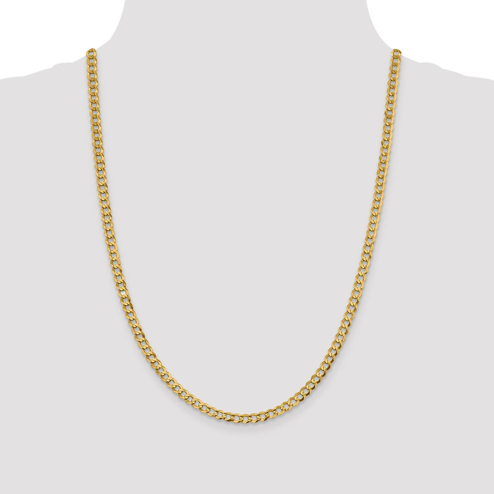 Lightweight Flat Cuban with Lobster Clasp Chain - WBC
