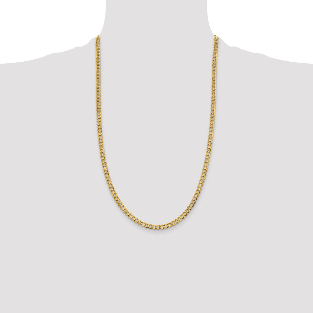 Lightweight Flat Cuban with Lobster Clasp Chain - WBC