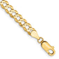 Lightweight Flat Cuban with Lobster Clasp Bracelet - WBC