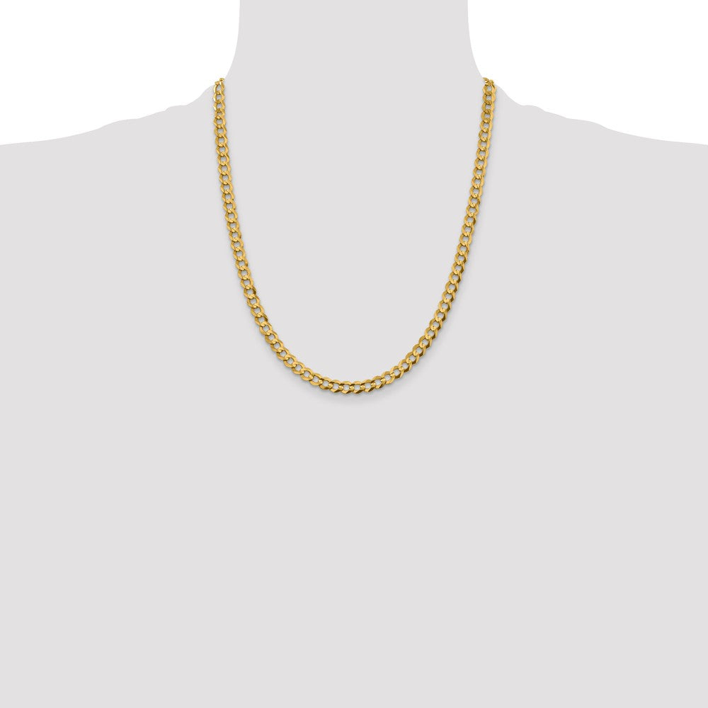 Lightweight Flat Cuban with Lobster Clasp Chain - WBC