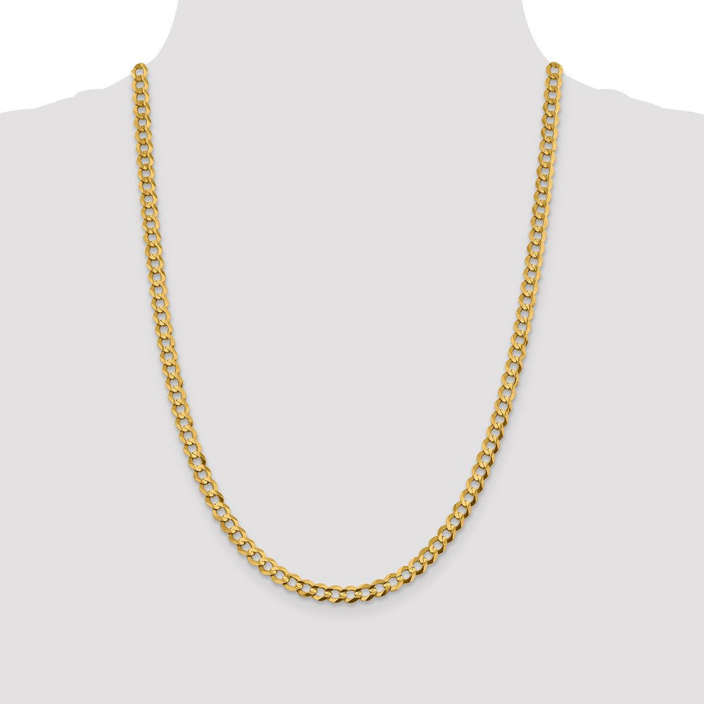 Lightweight Flat Cuban with Lobster Clasp Chain - WBC