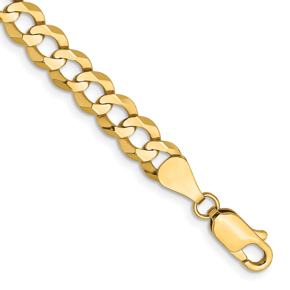 Lightweight Flat Cuban with Lobster Clasp Bracelet - WBC