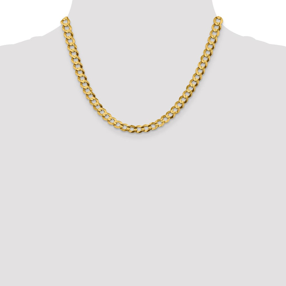 Lightweight Flat Cuban with Lobster Clasp Chain - WBC