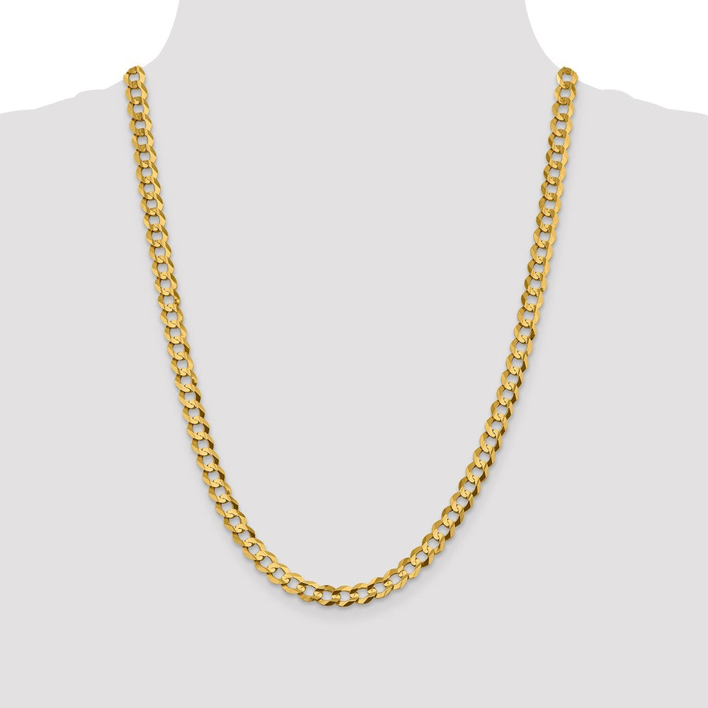 Lightweight Flat Cuban with Lobster Clasp Chain - WBC