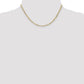 Open Concave Curb with Lobster Clasp Chain - WBC