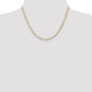 Open Concave Curb with Lobster Clasp Chain - WBC