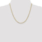Open Concave Curb with Lobster Clasp Chain - WBC