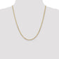 Open Concave Curb with Lobster Clasp Chain - WBC