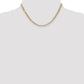 Open Concave Curb with Lobster Clasp Chain - WBC