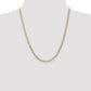 Open Concave Curb with Lobster Clasp Chain - WBC