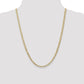 Open Concave Curb with Lobster Clasp Chain - WBC