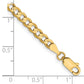 Open Concave Curb with Lobster Clasp Bracelet - WBC